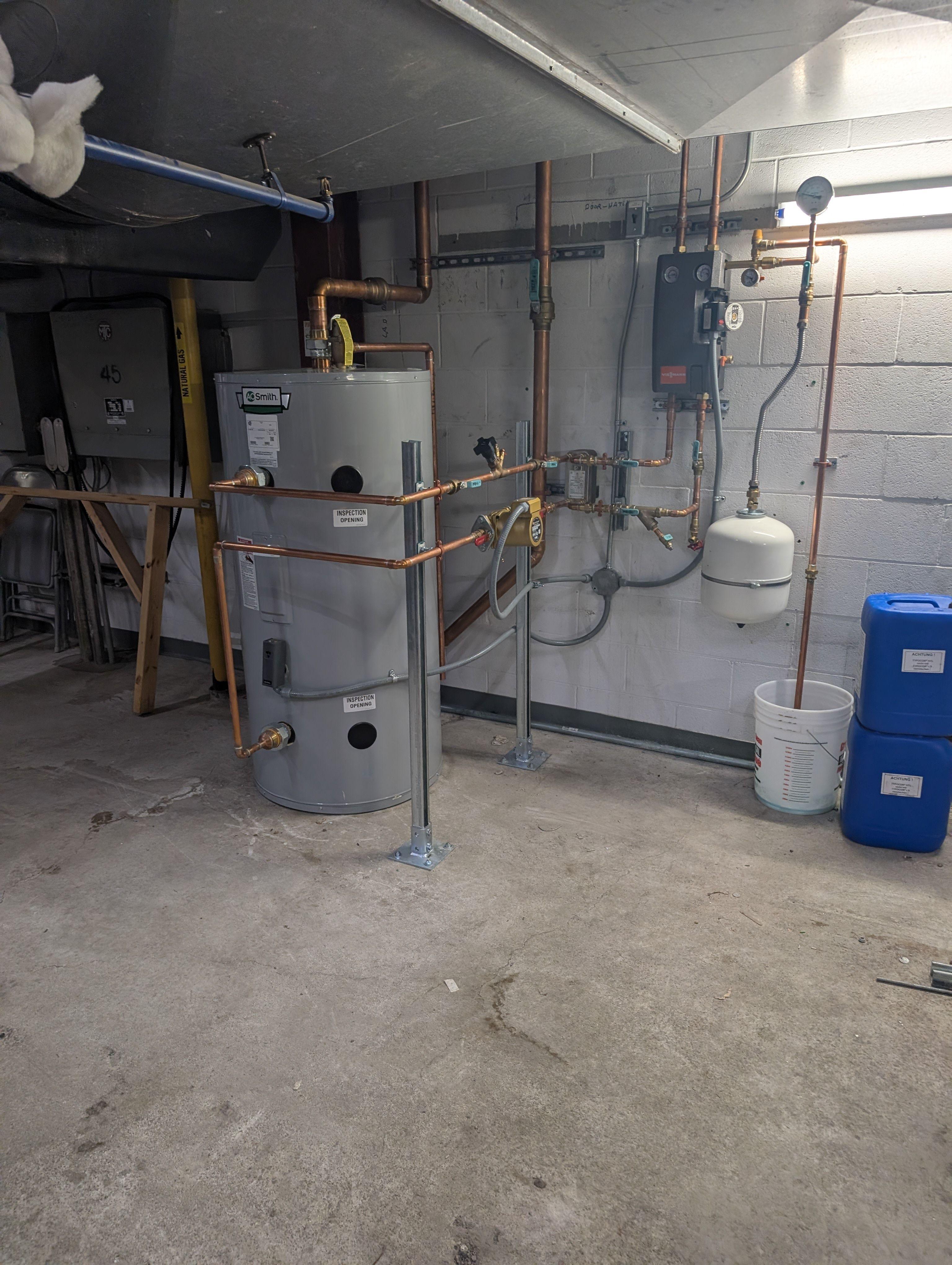 Glycol Solar Heating Array.