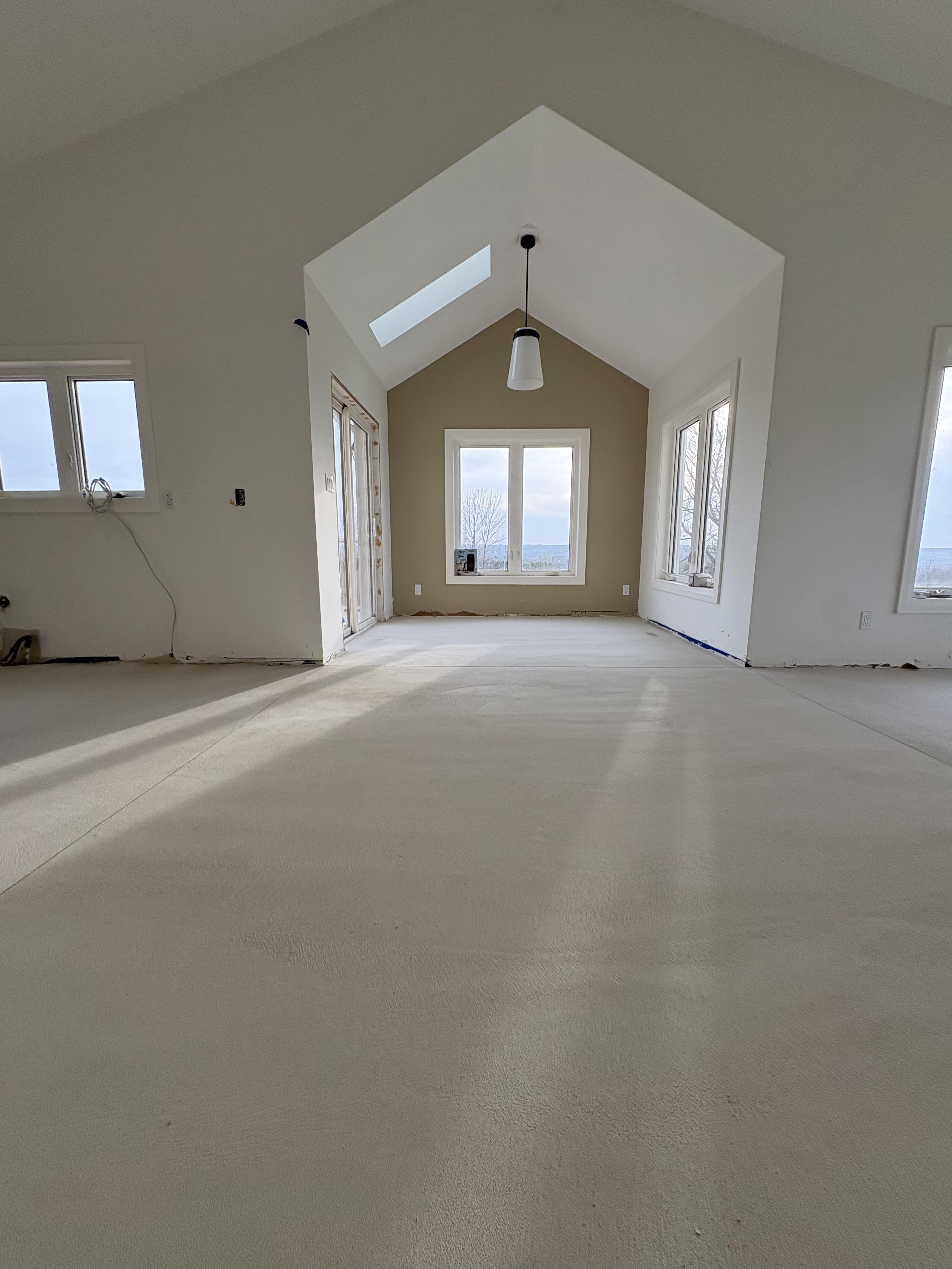 Microcement floor in Ravenna