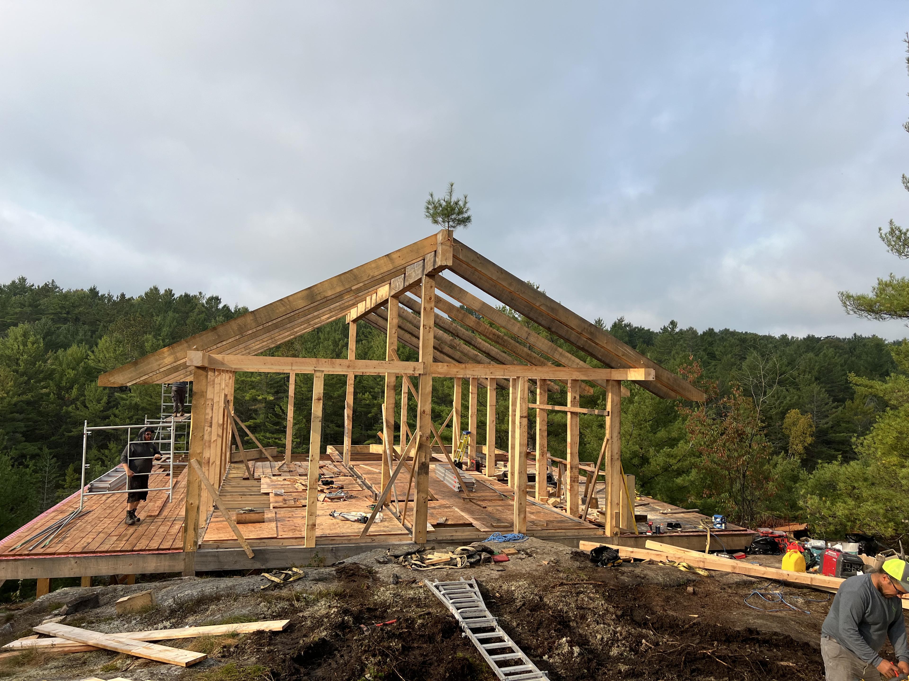 Epic heavy timber cabin