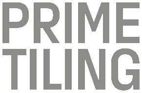 Wordmark of Prime Tiling, tile installer