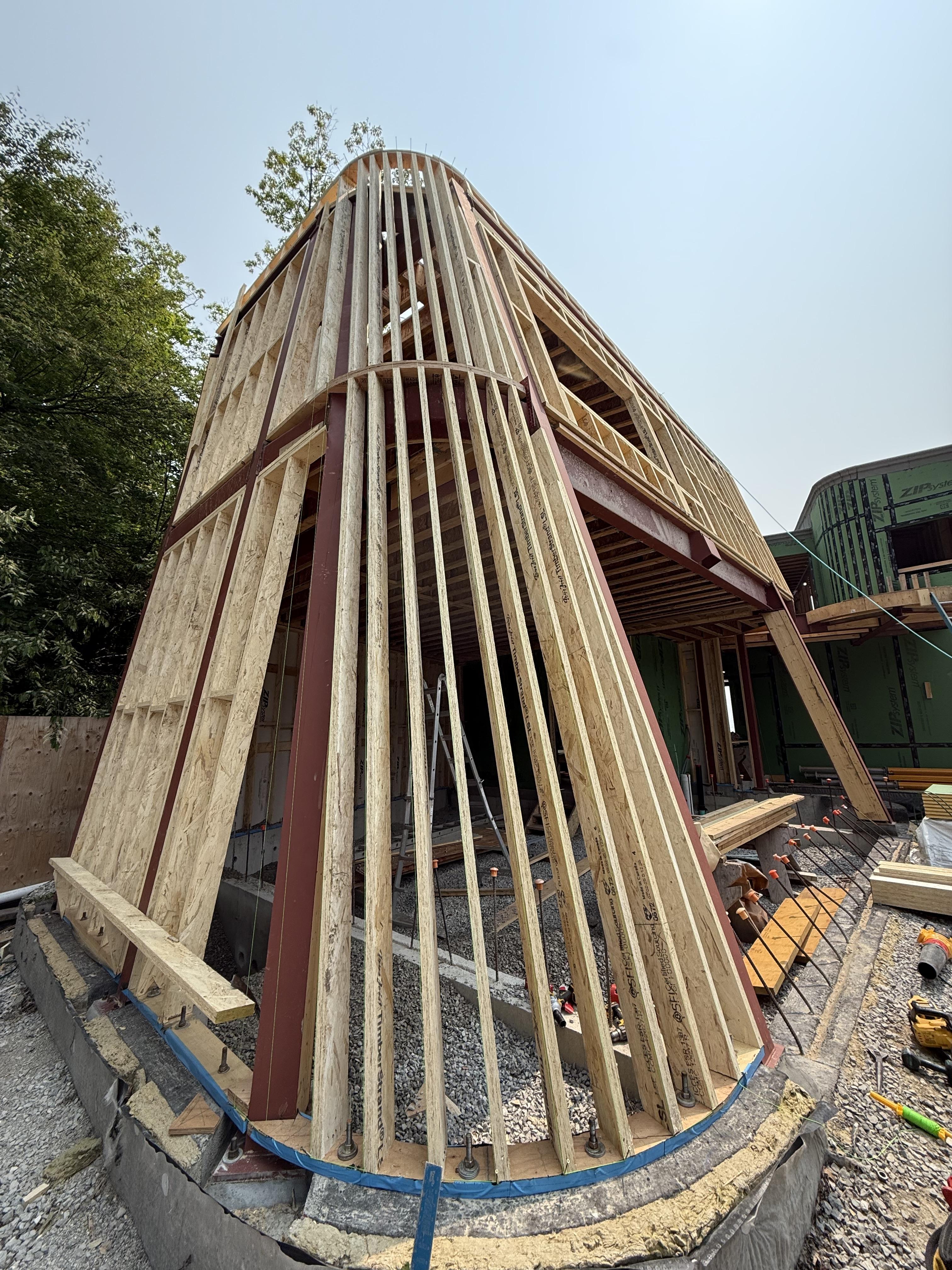 Structural framing and steel installation
